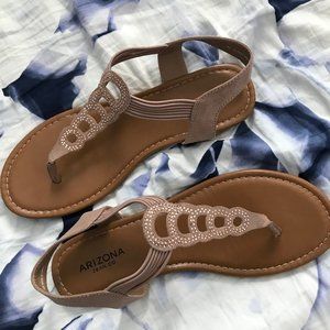 Dusty Pink Arizona Jean Co. Sandals